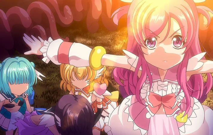 みんなをかばうルナ